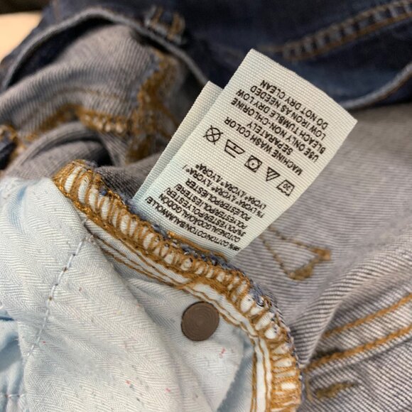 Free People Skinny Jeans High Rise Size 6 Stretchy Dark Wash Ankle Classic Blue - Picture 8 of 11